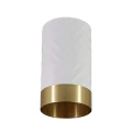 Downlight tuba natynkowa Arras biały | złoty Ø 5,5cm. GU10 goldlux 323583 | 5901508323583 noxbox lampynox www.lampynox.pl
