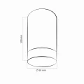 Downlight tuba natynkowa Arras biały | złoty Ø 5,5cm. GU10 goldlux 323583 | 5901508323583 noxbox lampynox www.lampynox.pl