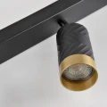 Spot poczwórny Arras 4 czarny | złoty 4xGU10 goldlux 323569 | 5901508323569 noxbox lampynox www.lampynox.pl