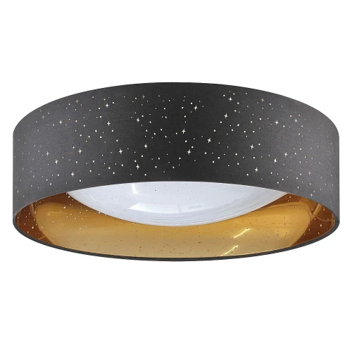 Lampa sufitowa Tuluza czarno-złoty Ø 40cm. LED 24W 4000K goldlux 323149 | 5901508323149 noxbox lampynox www.lampynox.pl