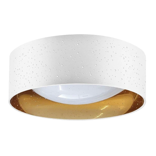 Lampa sufitowa Tuluza biało-złoty Ø 32cm. LED 18W 4000K goldlux 323163 | 5901508323163 noxbox lampynox www.lampynox.pl