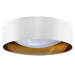 Tuluza biało-złoty Ø 40cm. LED 24W 4000K Lampa sufitowa