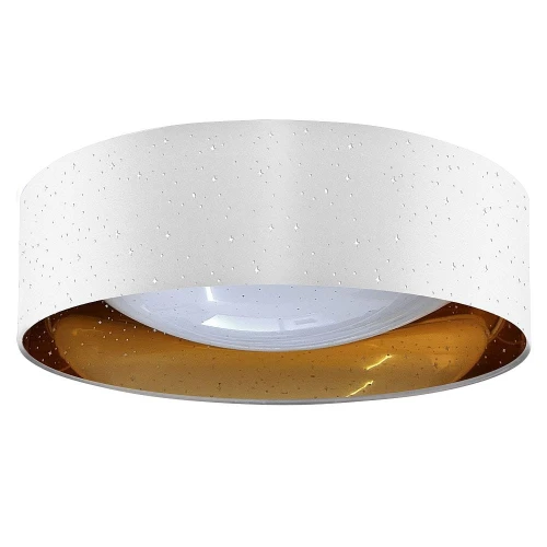 Lampa sufitowa Tuluza biało-złoty Ø 40cm. LED 24W 4000K goldlux 323217 | 5901508323217 noxbox lampynox www.lampynox.pl