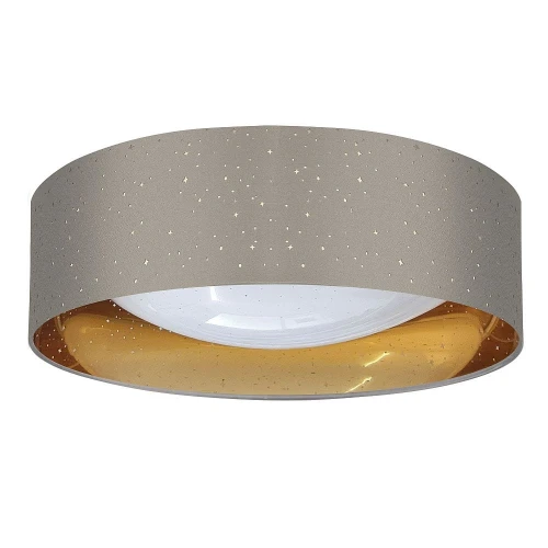 Lampa sufitowa Tuluza taupe-złoty Ø 40cm. LED 24W 4000K goldlux 323231 | 5901508323231 noxbox lampynox www.lampynox.pl