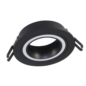 Falco czarny Ø 9,2cm. GU10 Oczko sufitowe