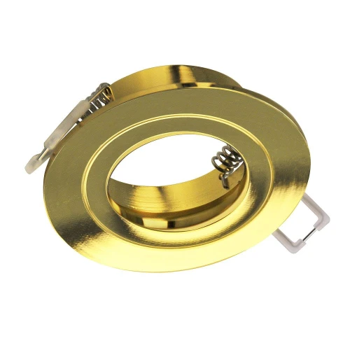 Oczko sufitowe Febe okrągła złota Ø 8cm. GU10 goldlux 323309 | 5901508323309 noxbox lampynox www.lampynox.pl