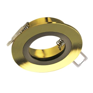 Febe okrągła złoto-czarna Ø 8cm. GU10 Oczko sufitowe