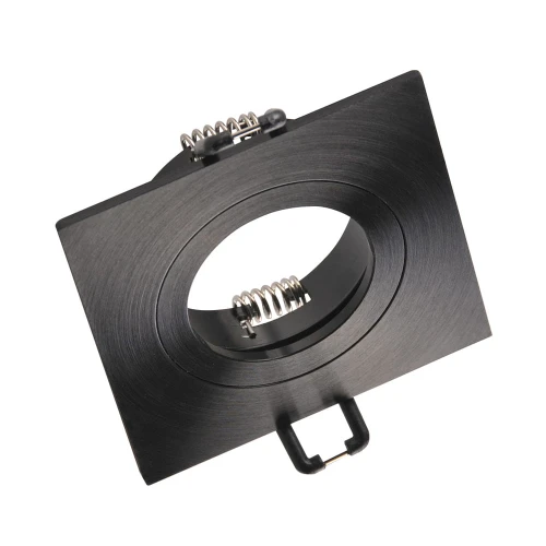 Oczko sufitowe Febe kwadratowa czarna GU10 goldlux 323354 | 5901508323354 noxbox lampynox www.lampynox.pl