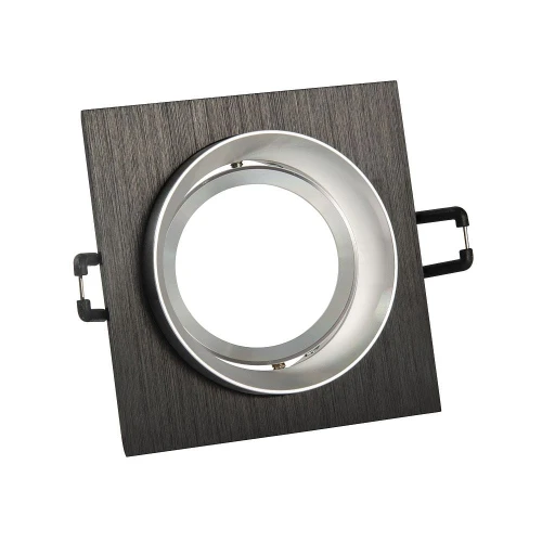 Oczko sufitowe uchylne Lika Q czarno-srebrna GU10 goldlux 322036 | 5901508322036 noxbox lampynox www.lampynox.pl