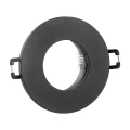 Oczko sufitowe łazienkowe Neptun czarny Ø 8,5cm. GU10 IP44 goldlux 322159 | 5901508322159 noxbox lampynox www.lampynox.pl