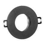 Neptun czarny Ø 8,5cm. GU10 IP44 Oczko sufitowe łazienkowe