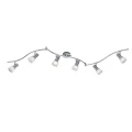 Spot LEVISTO Nikiel Mat 6 xE14 lampa sufitowa Trio 871010607 | 4017807281736 noxbox lampynox www.lampynox.pl