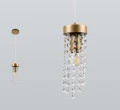 Lampa wiszaca GEA-1 1xE27 gold+crystal il mio Polux 316226  5901508316226 lampynox noxbox www.lampynox.pl