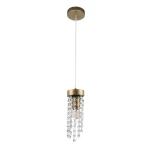 GEA-1 1xE27 gold + crystal il mio Lampa wisząca Polux 316226