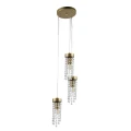 Lampa wiszaca GEA-3 3xE27 gold+crystal il mio Polux 316295  5901508316295 lampynox noxbox www.lampynox.pl.