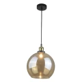 Lampa wiszaca IRWIN 1xE27 amber il mio Polux 316202  5901508316202 lampynox noxbox www.lampynox.pl