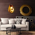 Lampa wiszaca KIMBERLY Amber 1xE27 il mio Polux 316264  5901508316264 lampynox noxbox www.lampynox.pl