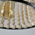 Lampa wisząca Brena czarny | brąz Ø 28cm. E27 goldlux 316752 | 5901508316752 noxbox lampynox www.lampynox.pl