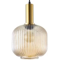 Lampa wisząca Cumbria złoty | bursztyn Ø 20cm. E27 goldlux 317407 | 5901508317407 noxbox lampynox www.lampynox.pl