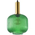 Lampa wisząca Cumbria złoty | zielony Ø 20cm. E27 goldlux 317414 | 5901508317414 noxbox lampynox www.lampynox.pl