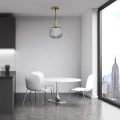 Lampa wisząca Cumbria złoty | przydymiony Ø 20cm. E27 goldlux 317179 | 5901508317179 noxbox lampynox www.lampynox.pl