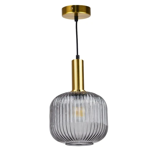 Lampa wisząca Cumbria złoty | przydymiony Ø 20cm. E27 goldlux 317179 | 5901508317179 noxbox lampynox www.lampynox.pl