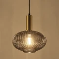 Lampa wisząca Norfolk złoty | przydymiony Ø 24cm. E27 goldlux 317391 | 5901508317391 noxbox lampynox www.lampynox.pl