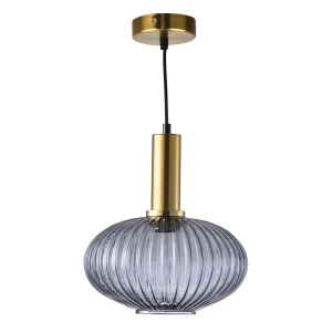 Norfolk złoty | przydymiony Ø 24cm. E27 Lampa wisząca