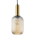Lampa wisząca Suffolk złoty | bursztyn Ø 15cm. E27 goldlux 317353 | 5901508317353 noxbox lampynox www.lampynox.pl