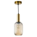 Lampa wisząca Suffolk złoty | bursztyn Ø 15cm. E27 goldlux 317353 | 5901508317353 noxbox lampynox www.lampynox.pl