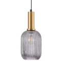 Lampa wisząca Suffolk złoty | przydymiony Ø 15cm. E27 goldlux 317360 | 5901508317360 noxbox lampynox www.lampynox.pl