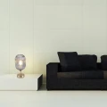 Lampa stołowa Suffolk złoty | przydymiony Ø 15cm. E27 goldlux 318886 | 5901508318886 noxbox lampynox www.lampynox.pl