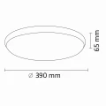 Plafon Roma 40 biały 39cm. Starlight LED 24W 4000K goldlux 318978 | 5901508318978 noxbox lampynox www.lampynox.pl