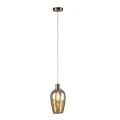 Lampa wisząca Lagri złoty | bursztyn Ø 15cm. E27 goldlux 318831 | 5901508318831 noxbox lampynox www.lampynox.pl