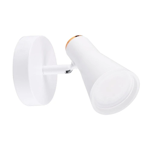 Kinkiet ścienny regulowany Berg 1 biały LED 4,2W 3000K goldlux 318114 | 5901508318114 noxbox lampynox www.lampynox.pl