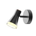 Kinkiet ścienny regulowany Berg 1 czarny LED 4,2W 3000K goldlux 318152 | 5901508318152 noxbox lampynox www.lampynox.pl