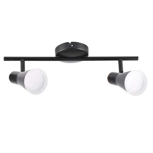 Spot Berg 2 czarny LED 2x4,2W 3000K goldlux 318169 | 5901508318169 noxbox lampynox www.lampynox.pl