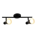 Spot Berg 2 czarny LED 2x4,2W 3000K goldlux 318169 | 5901508318169 noxbox lampynox www.lampynox.pl