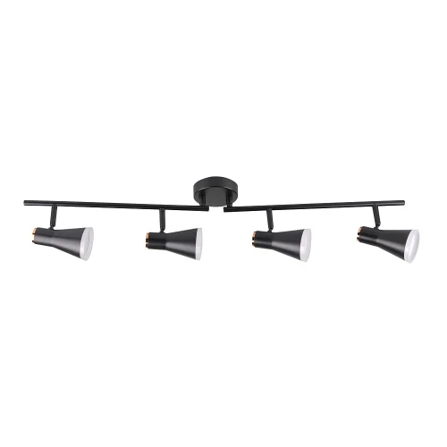 Spot Berg 4 czarny LED 4x4,2W 3000K goldlux 318183 | 5901508318183 noxbox lampynox www.lampynox.pl