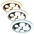 Plafon ściemnialny z pilotem Planety 50 biały | chrom Ø 48cm. LED Dim. 72W 3000K-4000K-6500K Pilot goldlux 315762 | 5901508315762 noxbox lampynox www.lampynox.pl