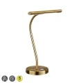 Ściemnialna lampka biurkowa CURTIS LED Patyna 4W 3000K Trio 579790104 | 4017807275285 noxbox lampynox www.lampynox.pl