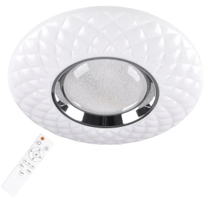 Kalipso 50 biały Ø 48cm. LED Dim. 72W 3000K-4000K-6500K Pilot Plafon ściemnialny z pilotem
