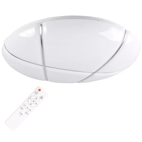 Plafon ściemnialny z pilotem Atlas 50 biały Ø 48cm. LED Dim. 72W 3000K-4000K-6500K Pilot goldlux 315748 | 5901508315748 noxbox lampynox www.lampynox.pl
