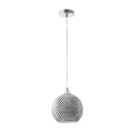 Lampa wisząca Empira chrom Ø 20cm. E27 goldlux 318084 | 5901508318084 noxbox lampynox www.lampynox.pl
