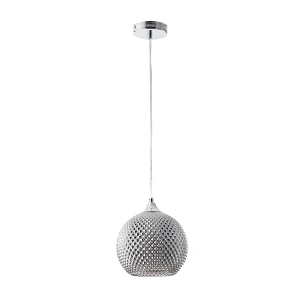 Empira chrom Ø 20cm. E27 Lampa wisząca