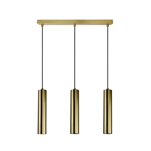 Lampa wisząca potrójna Napoli 3L złoty 3xGU10 goldlux 318718 | 5901508318718 noxbox lampynox www.lampynox.pl