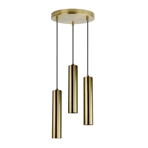 Lampa wisząca potrójna Napoli 30 złoty 3xGU10 goldlux 317988 | 5901508317988 noxbox lampynox www.lampynox.pl