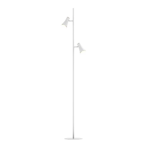 Lampa podłogowa stojąca Berg biała LED 7,4W 3000K goldlux 318206 | 5901508318206 noxbox lampynox www.lampynox.pl