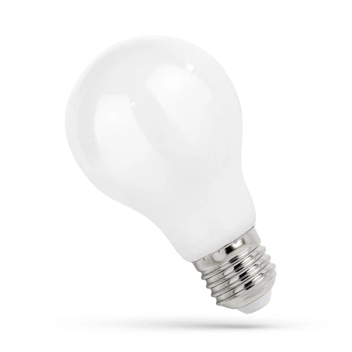 LED GLS E27 230V 8,5W COG NW 4000K MILKY SPECTRUM WOJ+14598 | 5902650594456 noxbox lampynox www.lampynox.pl