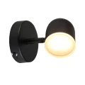 Kinkiet ścienny regulowany Rawi czarny LED 4,2W 3000K goldlux 318343 | 5901508318343 noxbox lampynox www.lampynox.pl